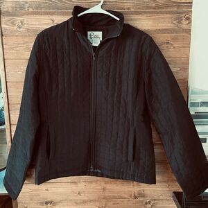 Lilly Pulitzer lightweight quilted zip up jacket coat with pockets size M